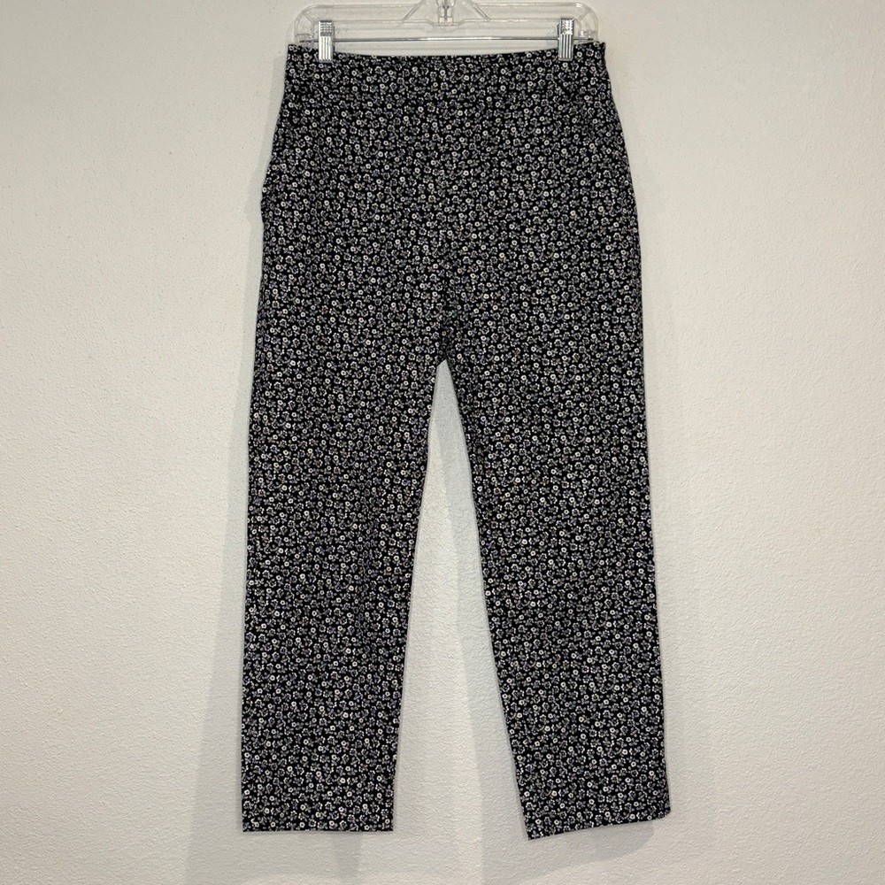 NWT Kate Spade Broome Street Plains ditsy floral cropped cotton chino pants 8